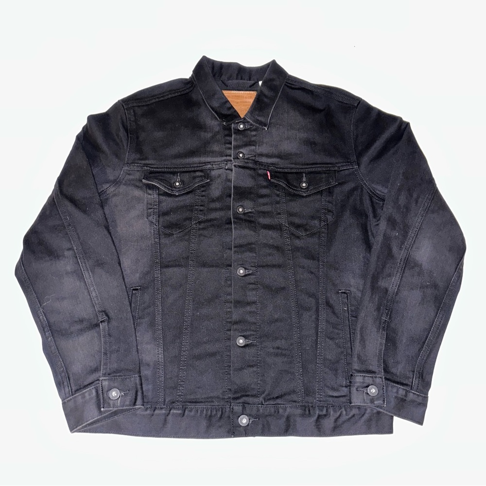 Men's Regular Fit Non-Stretch Denim Trucker Jacket